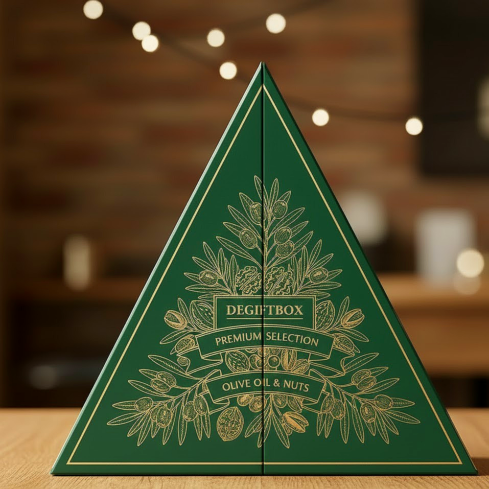 DeGiftBox front - Olive Oil & Nuts